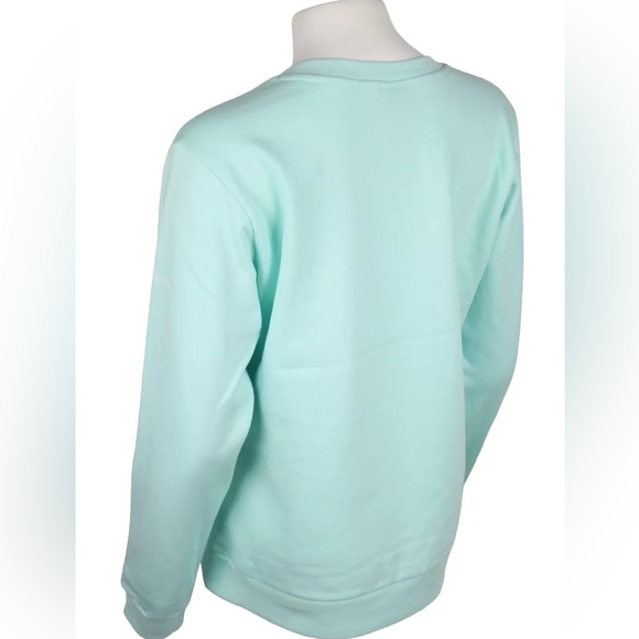 NWT Columbia Women’s Sunridge Teal Crew Sweatshirt XL - Picture 4 of 9